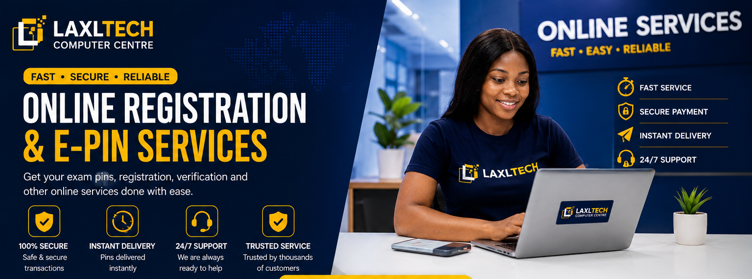 Laxltech online registration and E-Pin services