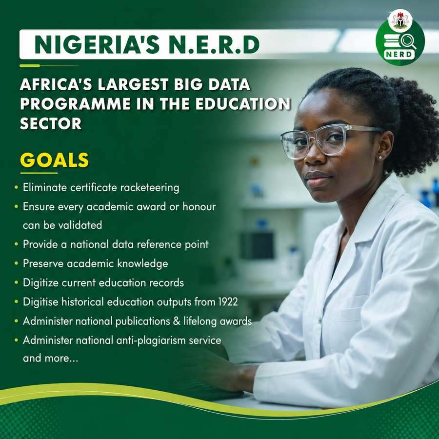 Nigeria NERD programme goals